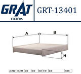 Grat 13401 Kabin Filtresi Partner-Berlingo-Xsara 6447.HP