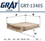 Grat 13405 Kabin Filtresi P107-C1 1.0 1.4 HDI 05- 6447.TT