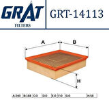 Grat 14113 Hava Filtresi Vectra B 2.0 D 834316