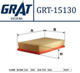 Grat 15130 Hava Filtresi Volkswagen Golf 13-Passat 15-A3 13-Leon 13-Octavia 12 5Q0129620B