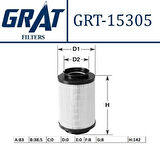 Grat 15305 Yakıt Filtresi-1K0127400F Volkswagen Caddy 04-08 Golf 04-14 A3 04-07 Leon 06-10 Octavia 04-07 1K0127434A