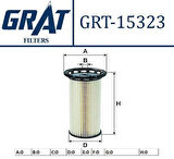 Grat 15323 Yakıt Filtresi Volkswagen Golf 13-Passat 15-Polo 18-A3 13-20 Leon 13-Octavia 13 Kısa Tip 5Q0127177