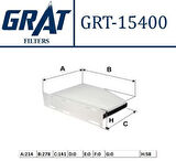 Grat 15400 Polen Filtresi Volkswagen Caddy 04-Golf 04-14 Passat 06-A3 04-13 Leon 06-12 1K0819644B