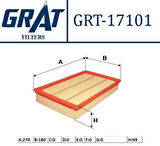 Grat 17101 Hava Filtresi Transit 2.4T DCI V184 01-V347 2.4T DCI 06-Transit 2.2T DCI Arkadan İtişli 2013 1C159601AF