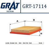 Grat 17114 Hava Filtresi Fiesta Fusion Benzinli 02- TAMT9601FBNZ