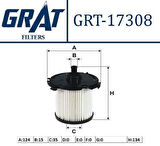 Grat 17308 Yakıt Filtresi Transit V348 2.2T DCI 2011-Transit Custom 2.2T DCI 12-Transit V.347 155PS 12- CC119176BA