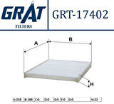 Grat 17402 Kabin Filtresi Fiesta 08-B-Max 12-Courier 14 Mazda 2 1.6 Mz-Cd 10 8V5118D543AA