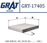 Grat 17405 Kabin Filtresi Fiesta 02- 2S6H16N619AA