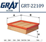 Grat 22109 Hava Filtresi A150-A160-A170-A180-A200 09-12-B150-B160-B170-B180-B200 05-10 2660940004