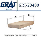 Grat 23400 Kabin Filtresi Honda Civic 01-06-HRV 99-06-CRV 02-06 Çiftli 80292S6DG01