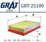 Grat 25100 Hava Filtresi-Chevrolet Aveo 1.2-1.3-1.4-1.6 2011- 96950990