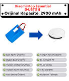 Xiaomi Essential Batarya MJSTG1 Uyumlu 14.4V 2900 mAh Orijinal Kapasite Robot Süpürge Pili