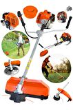 Brc-01 Yan Tipi 6 Hp Benzinli Motorlu Ot Çalı Tırpanı Çim Biçme Makinesi Tırpan