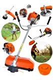 Brc-01 Yan Tipi Benzinli Motorlu Ot Çalı Tırpanı Çim Biçme Makinesi Tırpan