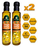 Ginger Shot - Vitamin B2, Vitamin B6, C Vitamini, Zencefil ve Zerdeçal İçeren Şurup x2 Adet