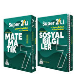 Örnek Akademi 7.Sınıf Süper İkili Matematik ve Sosyal Bilgiler Seti 2 Kitap