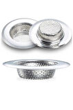 Çelik lavabo süzgeci (11,5 cm) Çelik 1 Parça