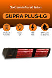 Goldsun Supra Plus 4000 Watt GSS40PLG Düşük Işık Kumandalı Suya Dayanıklı Elektrikli İnfrared Isıtıcı-Siyah
