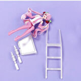 Hatsune miku kawaiii Sakura kız sandalyede oturan figür Modeli 15 cm