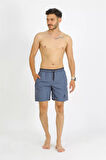 Moda Erkek Gri Deniz Şortu
