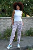 Moda Kadın Welsoft Polar Tek Alt Pijama Mor