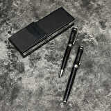 Kişiye Özel Premium Roller ve Tükenmez Kalem Seti Tasarım Kutulu