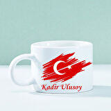 Kişiye Özel Ay Yıldız Tasarımlı Motto Kahve Fincanı – Hediye ve Özel Günler İçin Şık Tasarım