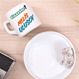 Gazetecilere Özel Tasarımlı Türk Kahve Fincanı – Basın & Medya Temalı Hediyelik Tekli Fincan