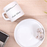 Kişiye Özel Besmele Tasarımlı Türk Kahve Fincanı – Tekli Hediyelik Fincan