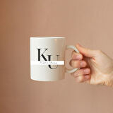 Kişiye Özel İsim Yazılı Kupa ve Kalem Seti | Şık Hediye Kutulu Ofis Seti