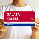 Kişiselleştirilebilir Sokak Tabelası – İsimli ve Yönlendirmeli Dekoratif Plaka Tasarımı