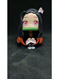 Anime Demon Slayer Nezuko Oturan Mini Figür