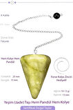 Sertifikalı Yeşim Taşı Pandül Sarkaç Hem Pandül - Hem Kolye