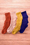 12 Çift Burun Dikişsiz Kışlık Kalın Havlu Kız Çocuk Soket Çorap