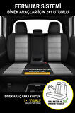 Daihatsu Materia UYUMLU TAM SET GRİ Oto Koltuk Kılıfı 5 Koltuk Ön Arka Tam Set Terletmez
