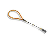 İşlemeli Yüzey Kehribar Gümüş Tespih