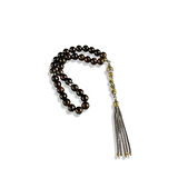 Bronzit Taşlı Gümüş Tespih