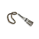 Fasetli Tibet Akik Taşı Gümüş Tesbih ve Bileklik Seti