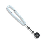 Mercan Taşı Gümüş Tespih ve Bileklik Seti