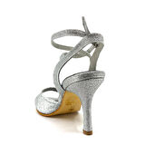 𝐆𝐋𝐀𝐑𝐄𝐒𝐒𝐀 | 𝐆𝐄𝐋𝐓𝐎𝐍𝐘® El Yapımı Gümüş Simli Topuklu Ayakkabı (Tango Düğün Gece Davet)