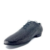 𝐌𝐀𝐑𝐕𝐄𝐍𝐀 | 𝐆𝐄𝐋𝐓𝐎𝐍𝐘® Siyah Işıltılı Deri El Yapımı Erkek Ayakkabı • Tango • Sahne • Düğün • Klasik Şıklık