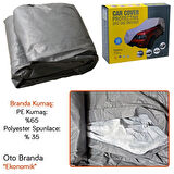 Guard Honda Civic Sedan Branda 2001-2005 4 Mevsim Miflonlu Gri (Adet) Ekonomik