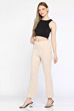 Kadın Fermuarlı Çimalı Pantolon