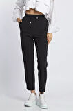 Bel Lastikli Slim Fit Kumaş Pantolon