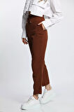 Bel Lastikli Slim Fit Kumaş Pantolon