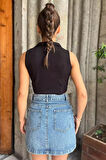 Yakalı Düğmeli Crop Top Yelek