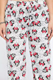 Kadın Beli Lastikli Desenli Pijama Altı