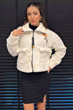 Kadın Oversize Peluş Ceket