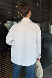 Oversize Kadın Jean Kot Ceket