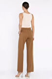 Kadın Bel Lastikli Cırtlı Palazzo Pantolon